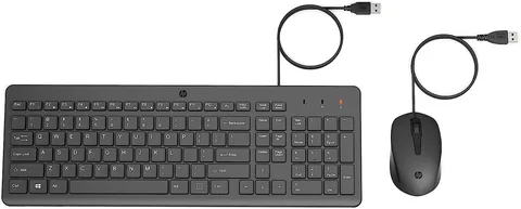 Комплект клавиатура и мышь HP 150 Wired Ukr Black (240J7AA)