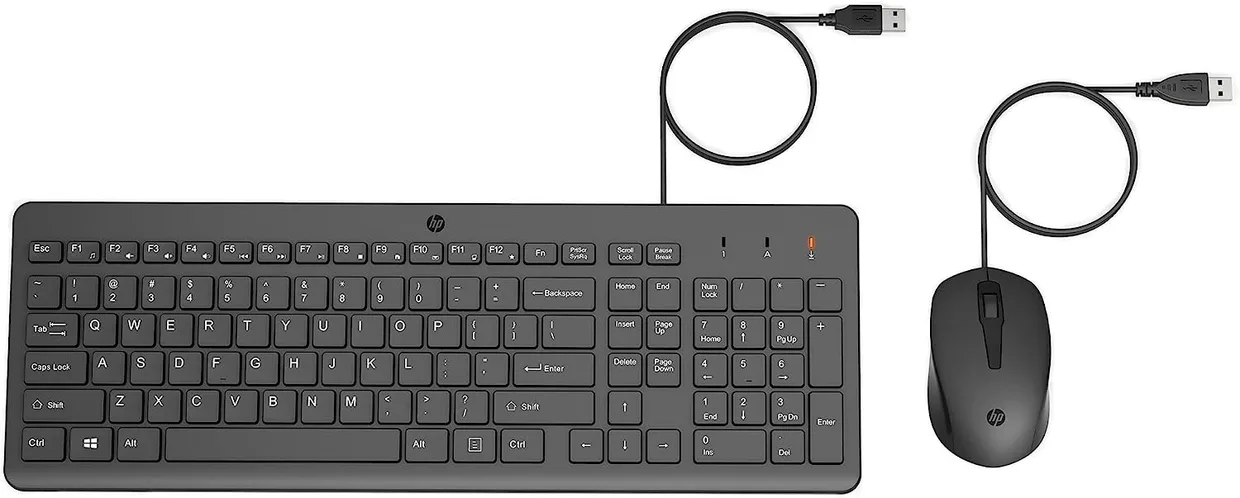 Комплект клавиатура и мышь HP 150 Wired Ukr Black (240J7AA)