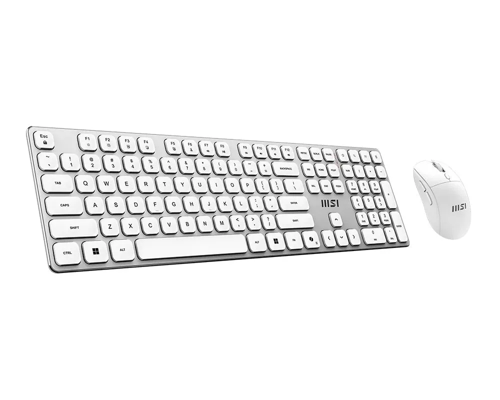 Комплект клавіатура та миша MSI Forge K210 Wireless Combo Ukr White (S11-43UA205-Y92) — фото 4