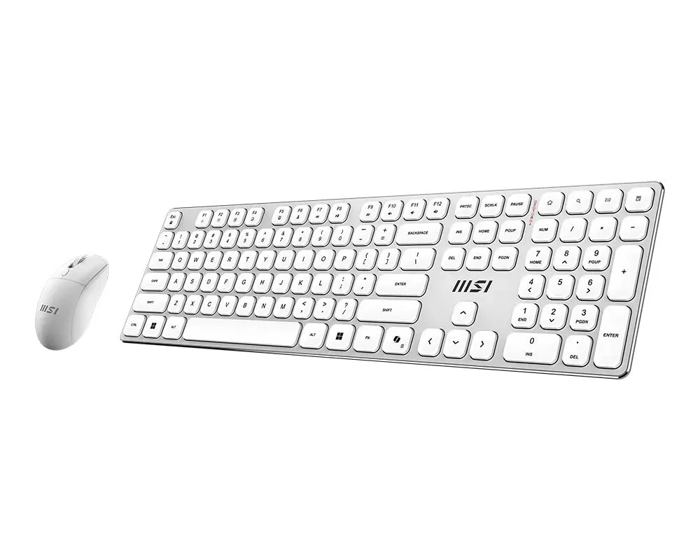 Комплект клавіатура та миша MSI Forge K210 Wireless Combo Ukr White (S11-43UA205-Y92) — фото 5