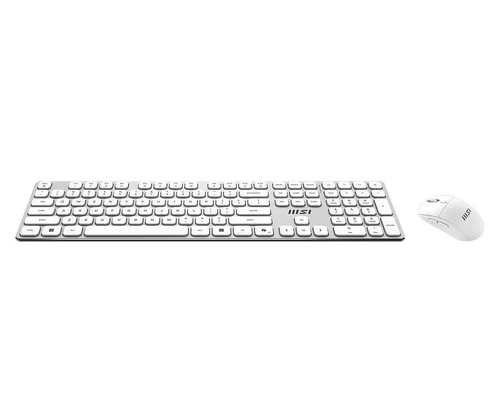Комплект клавіатура та миша MSI Forge K210 Wireless Combo Ukr White (S11-43UA205-Y92) — фото 6