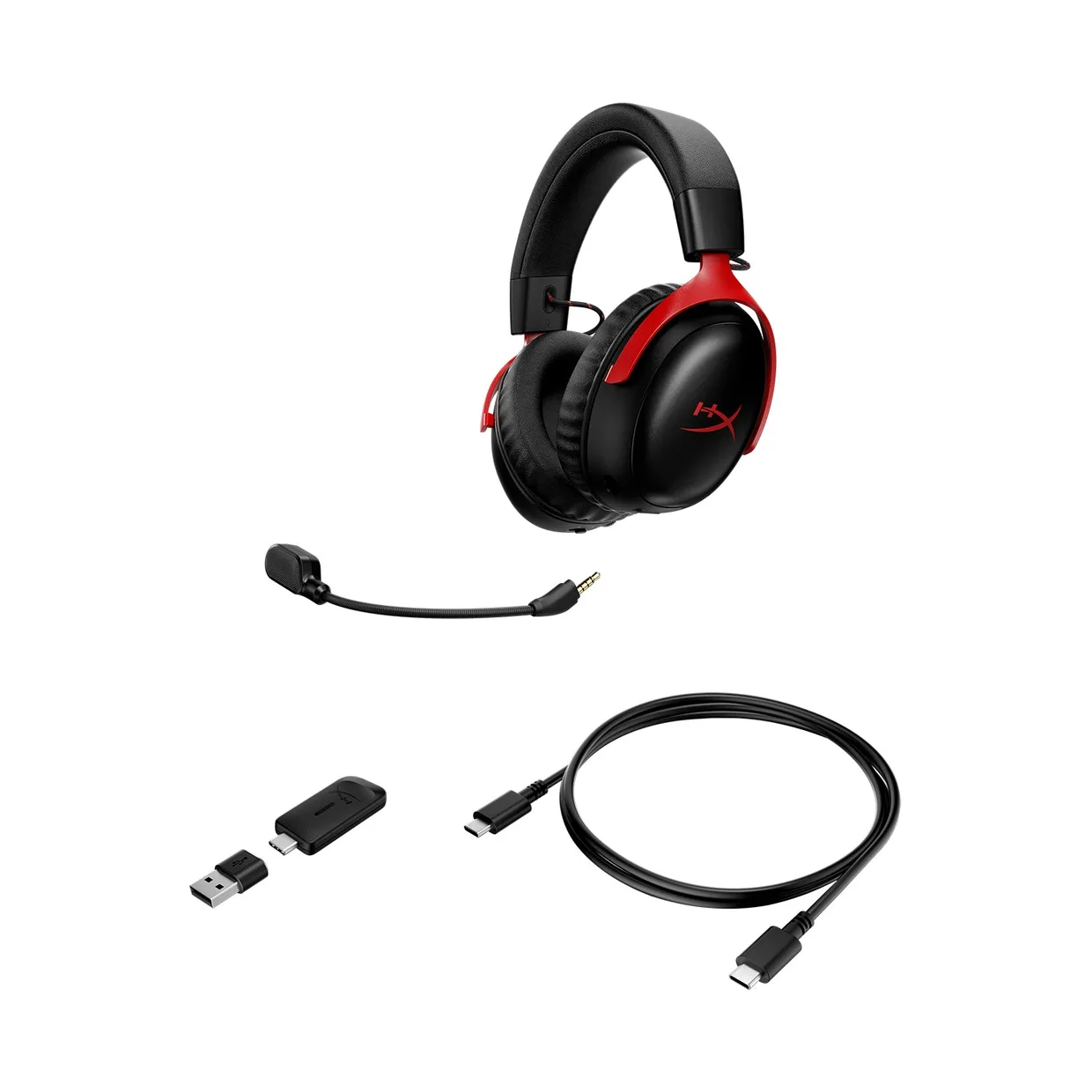 Наушники HyperX Cloud III S Wireless Black Red (A59Z0AA) — фото 3