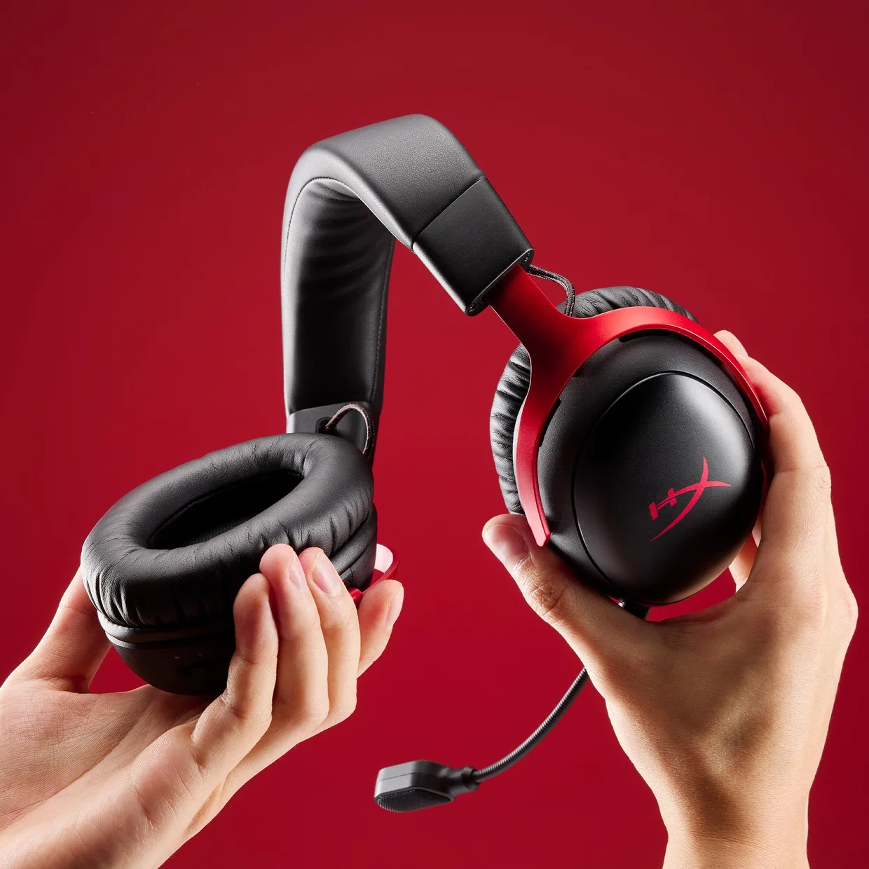 Наушники HyperX Cloud III S Wireless Black Red (A59Z0AA) — фото 4