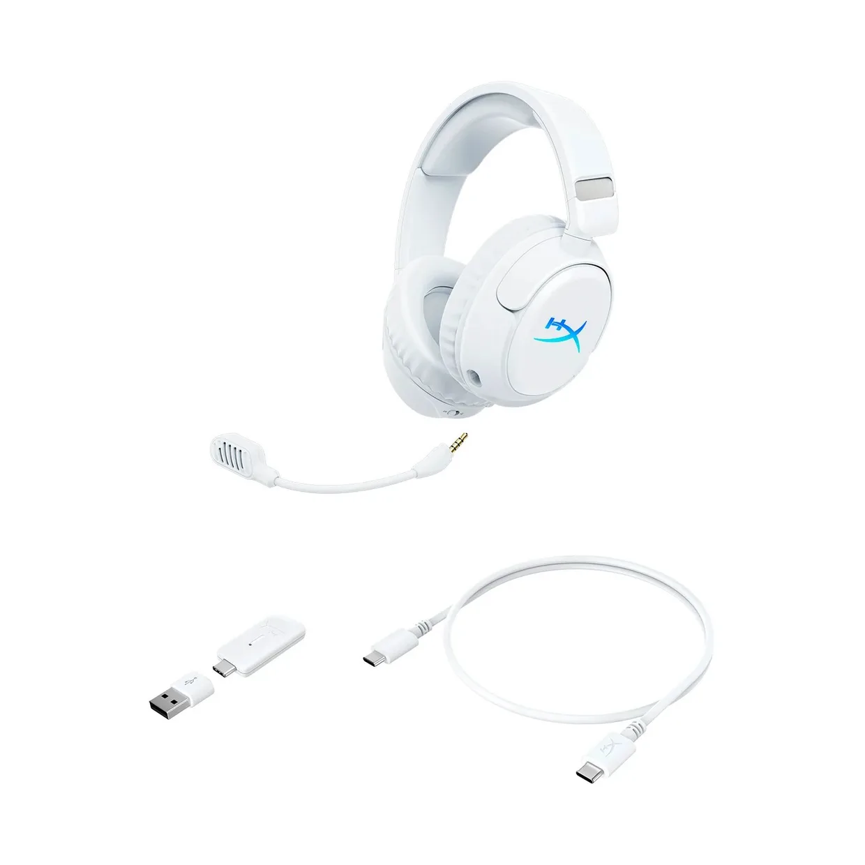 Наушники HyperX Cloud Flight 2 Wireless White (B5VC5AA) — фото 9