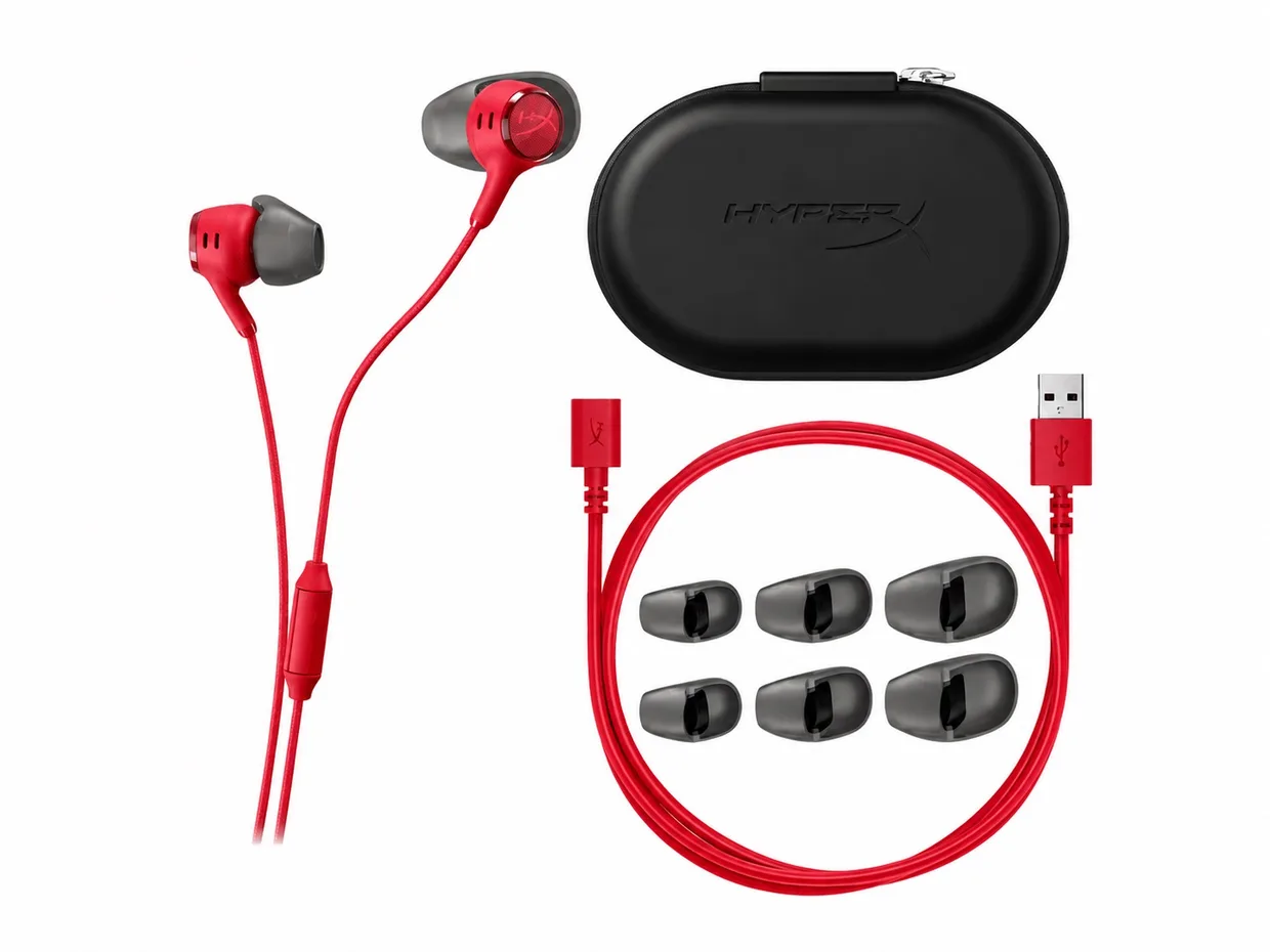 Наушники HyperX Cloud Earbuds III S Red (BN7S2AA) — фото 4