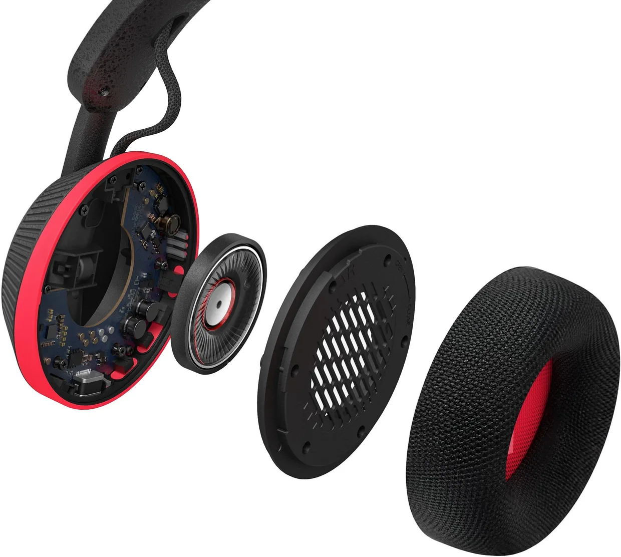 Навушники Philips TAA6219 Solar Black Red (TAA6219BK) — фото 11