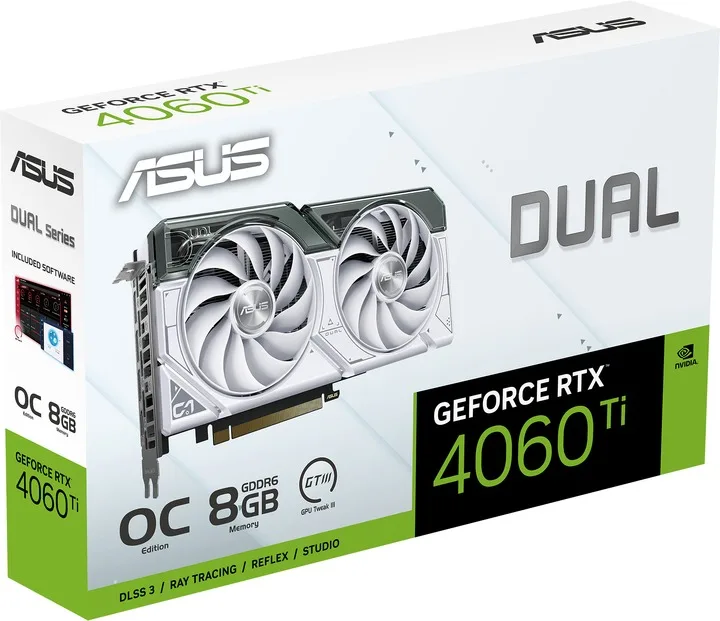 Видеокарта Asus GeForce RTX 4060 Ti 8GB GDDR6 Dual OC White (DUAL-RTX4060TI-O8G-WHITE) — фото 13