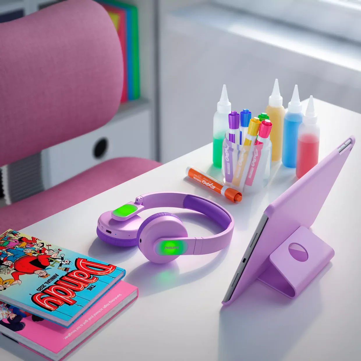 Наушники Philips TAK4206 Kids Pink (TAK4206PK) — фото 3