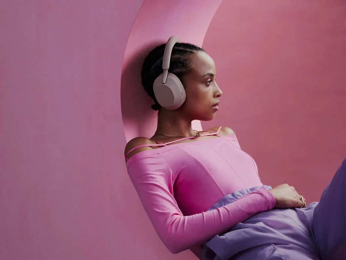 Навушники Sony WH-1000XM5 Smoky Pink (WH1000XM5P.CE7) — фото 2