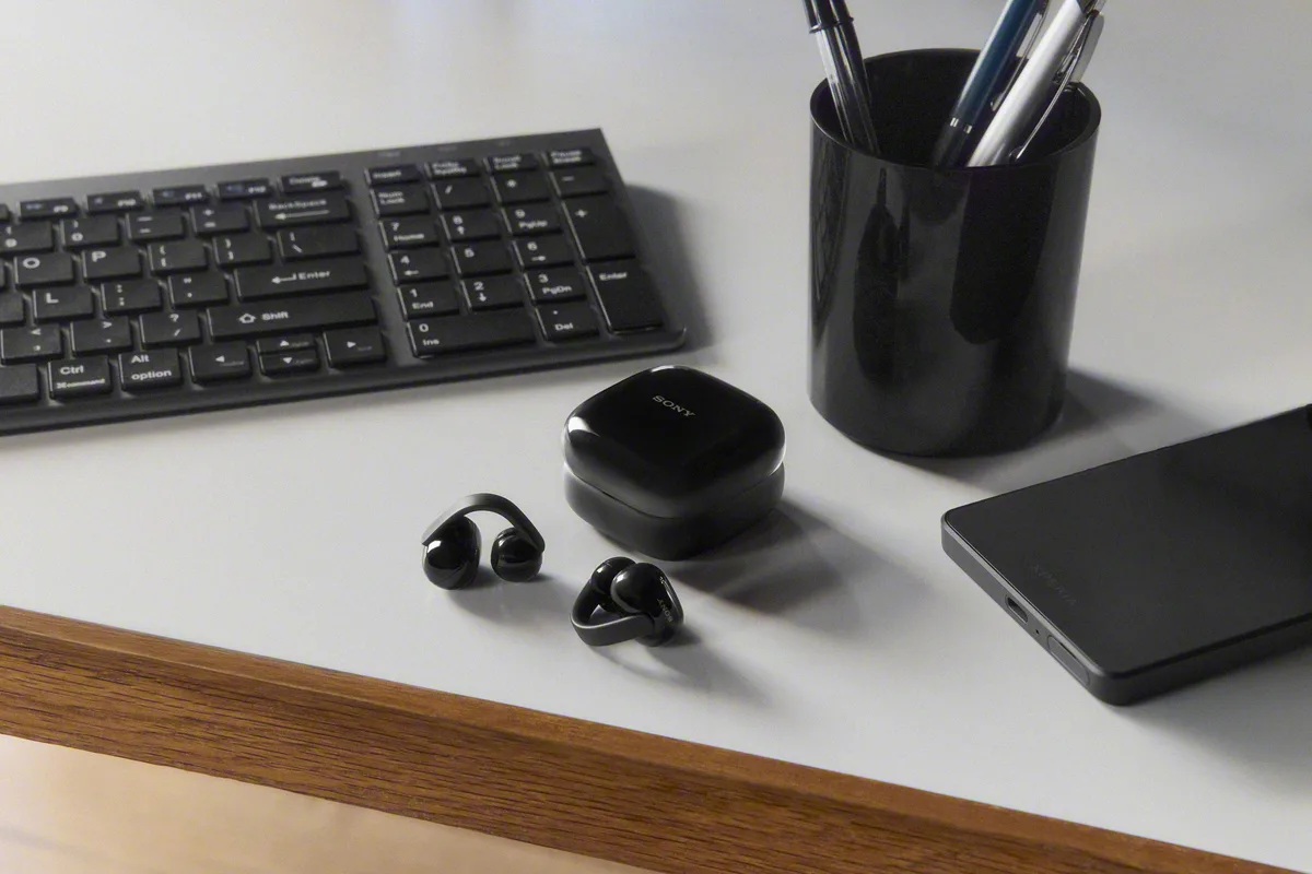 Наушники Sony LinkBuds Clip Black (WFLC900B.E) — фото 9