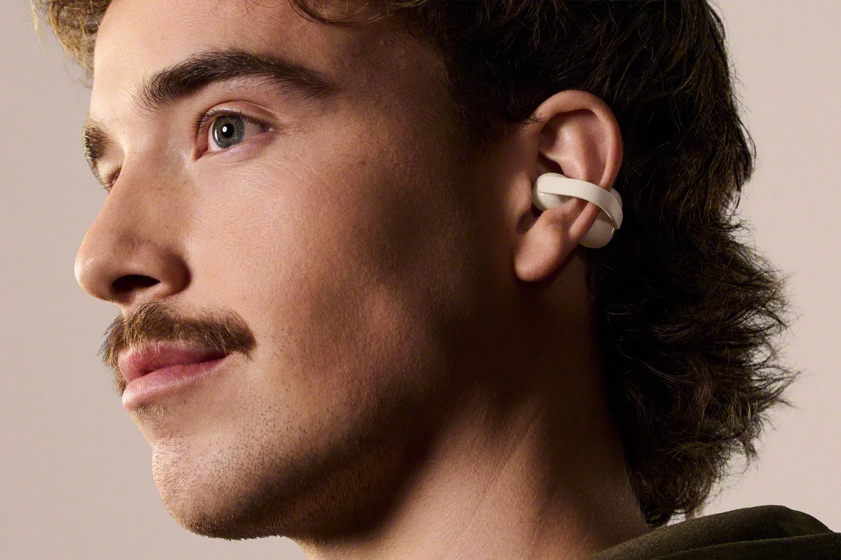 Наушники Sony LinkBuds Clip Cream (WFLC900C.E) — фото 3