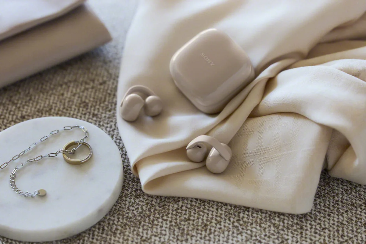 Наушники Sony LinkBuds Clip Cream (WFLC900C.E) — фото 6