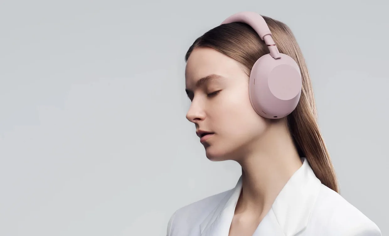 Наушники Sony WH-1000XM6 Sand Pink (WH1000XM6P.E) — фото 2