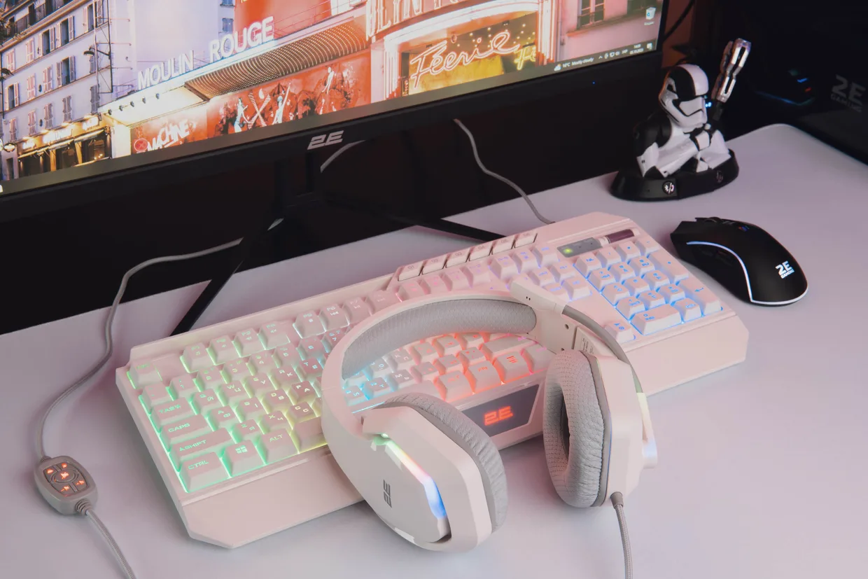 Навушники 2E Gaming HG315 7.1 White (2E-HG315WT-7.1) — фото 3