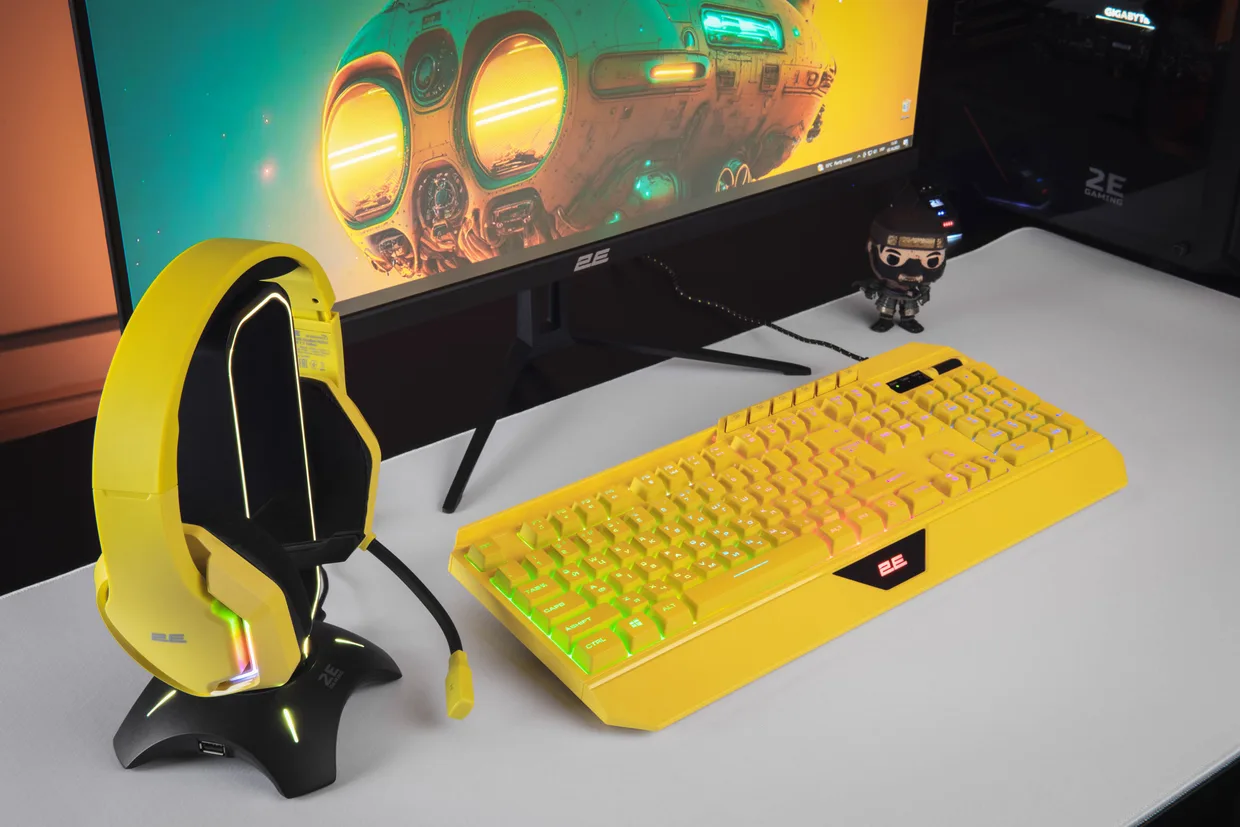 Наушники 2E Gaming HG315 7.1 Yellow (2E-HG315YW-7.1) — фото 4