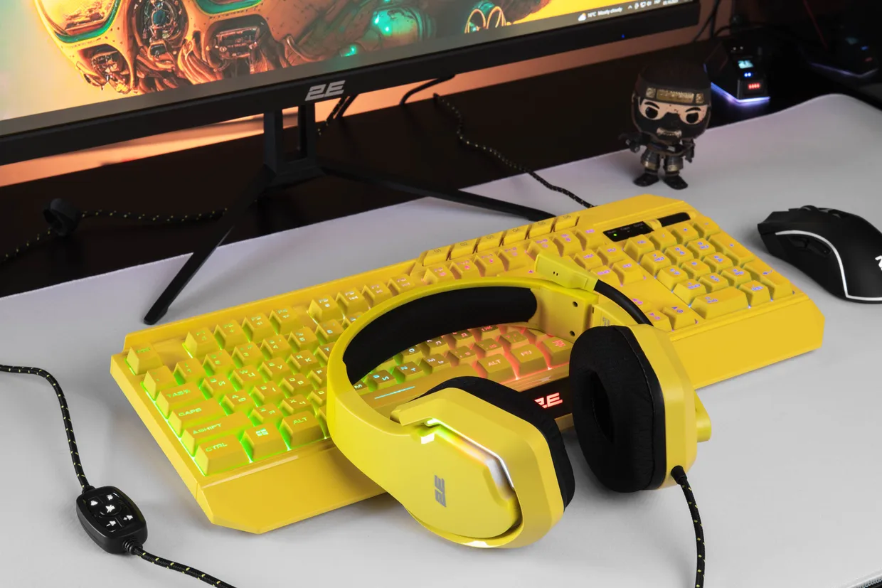 Наушники 2E Gaming HG315 7.1 Yellow (2E-HG315YW-7.1) — фото 5