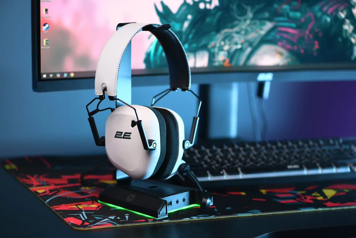 Навушники 2E Gaming HG365 Wireless White (2E-HG365WT-WL) — фото 4