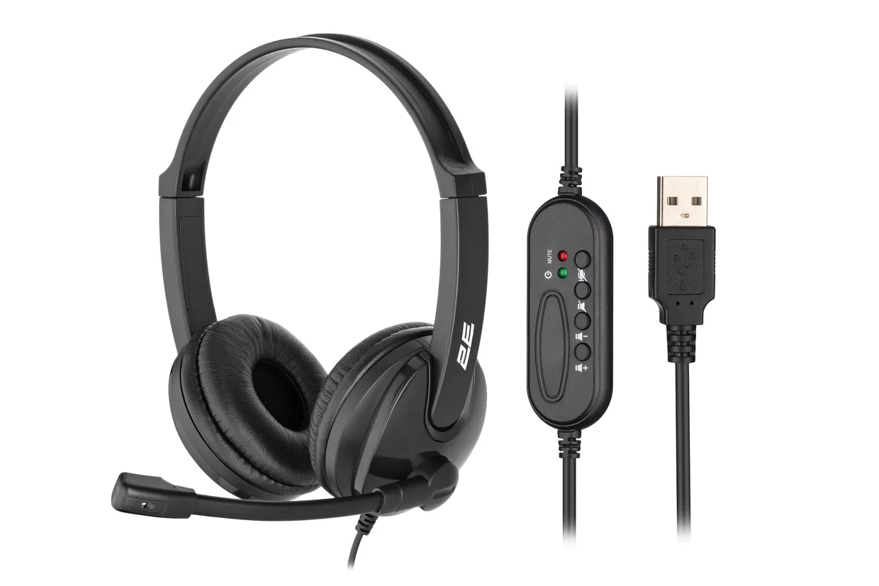 Наушники 2E CH12 Stereo USB Black (2E-CH12SU)