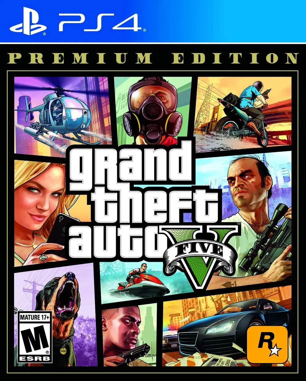 Игра Grand Theft Auto V Premium Edition (PS4)