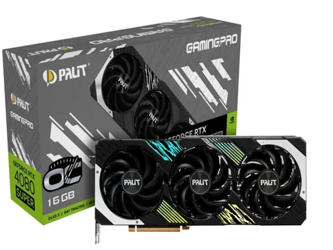 Видеокарта Palit GeForce RTX 4080 Super 16GB GDDR6X GamingPro OC (NED408ST19T2-1032A)