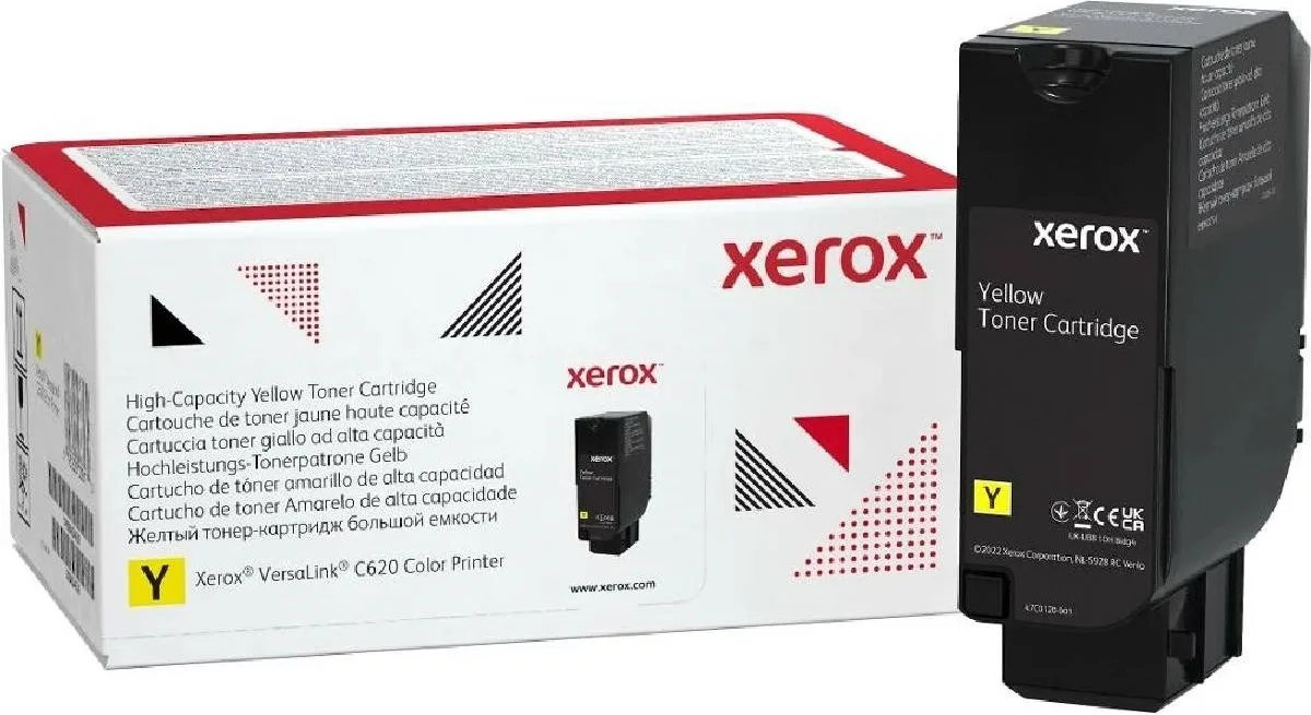 Тонер-картридж Xerox VersaLink C620 Yellow (006R04635)