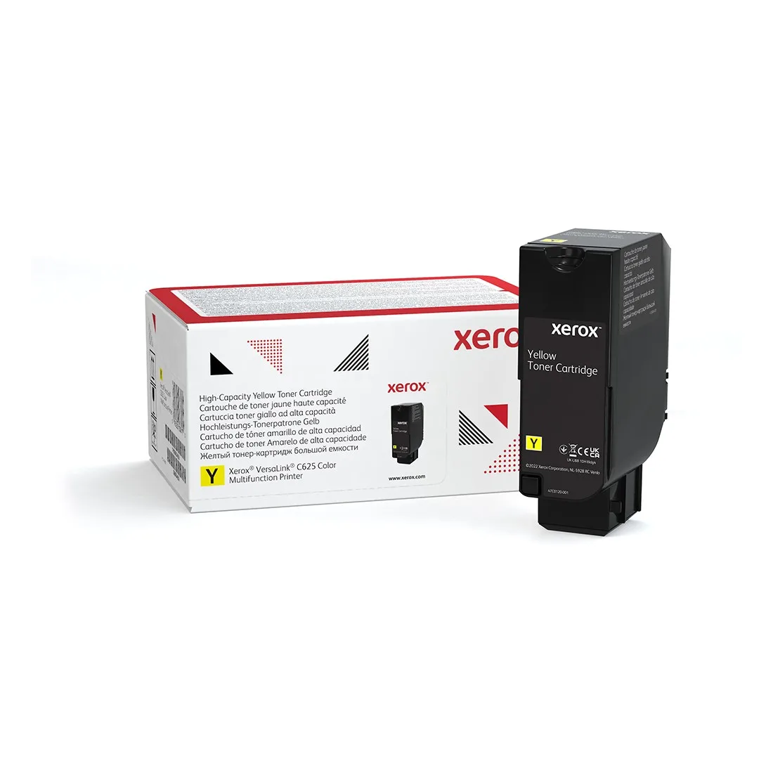 Тонер-картридж Xerox VersaLink C625 Yellow (006R04647)