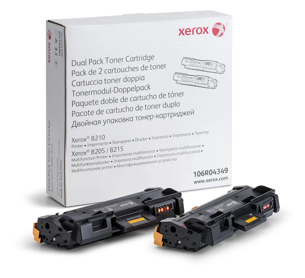 Тонер-картридж Xerox B205/B210/B215 Black Dual Pack (106R04349)