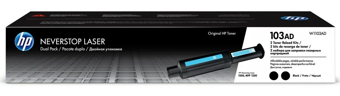 Тонер-картридж HP 103AD Neverstop Reload Kit Dual Pack (W1103AD) — фото 5