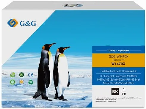 Картридж G&G для HP 147X Black (G&G-W1470X)