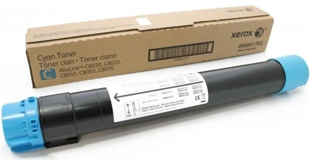 Тонер-картридж Xerox AltaLink C8030/C8035/C8045/C8055/C8070 Cyan (006R01702)
