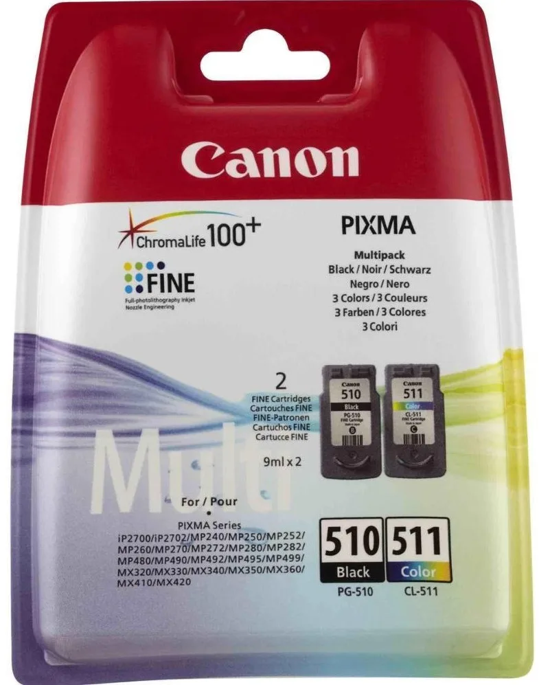 Набор картриджей Canon PG-510/CL-511 Multi Pack (2970B017)