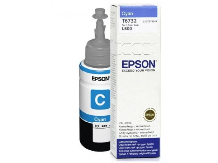 Чернила Epson 673 70 мл Cyan (C13T67324A)