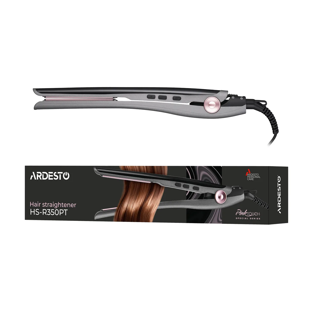 Випрямляч для волосся Ardesto Pink Touch HS-R350PT — фото 13