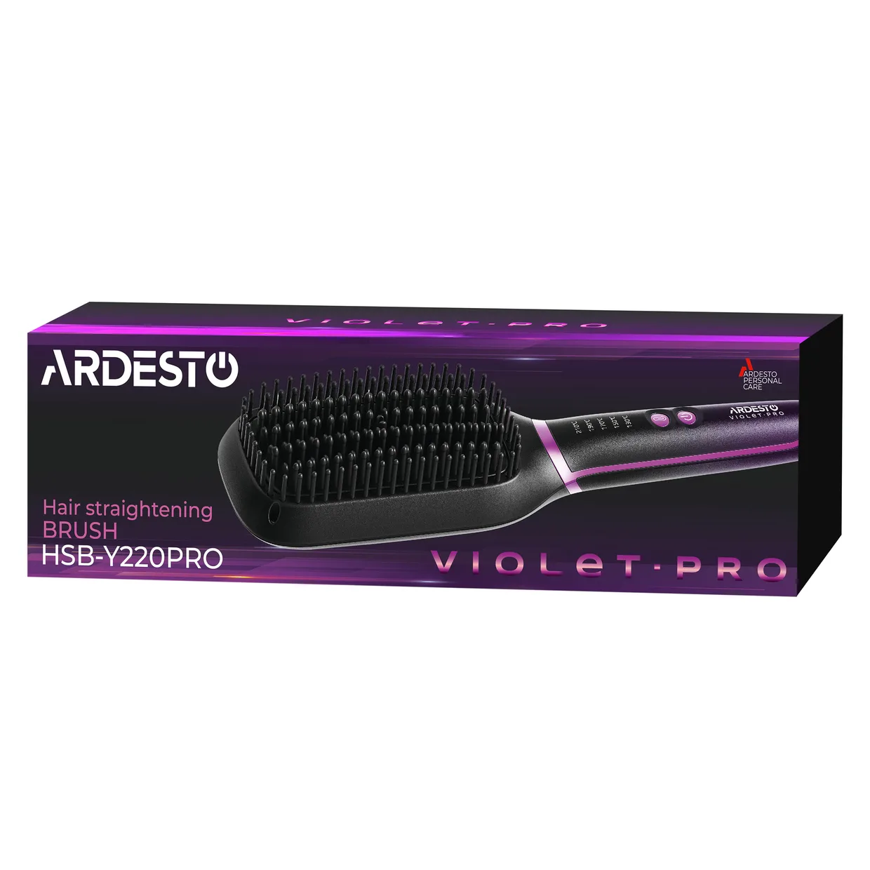 Щітка-випрямляч для волосся Ardesto Violet Pro HSB-Y220PRO — фото 8