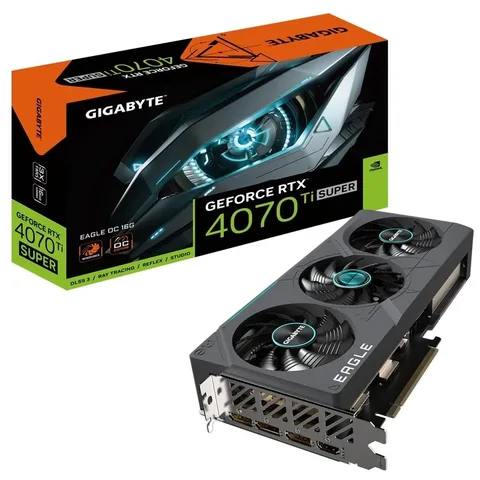 Видеокарта Gigabyte GeForce RTX 4070 Ti Super 16GB GDDR6X Eagle OC (GV-N407TSEAGLE OC-16GD)