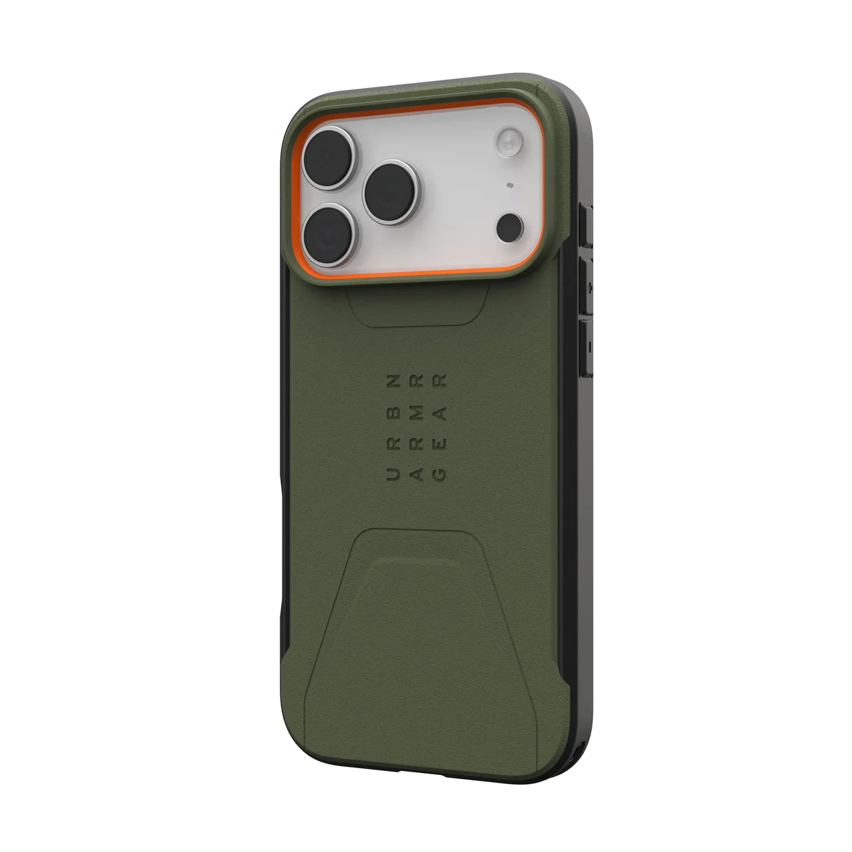 Чехол для смартфона UAG Civilian MagSafe для Apple iPhone 18 Pro Max/17 Pro Max Olive/Orange — фото 3