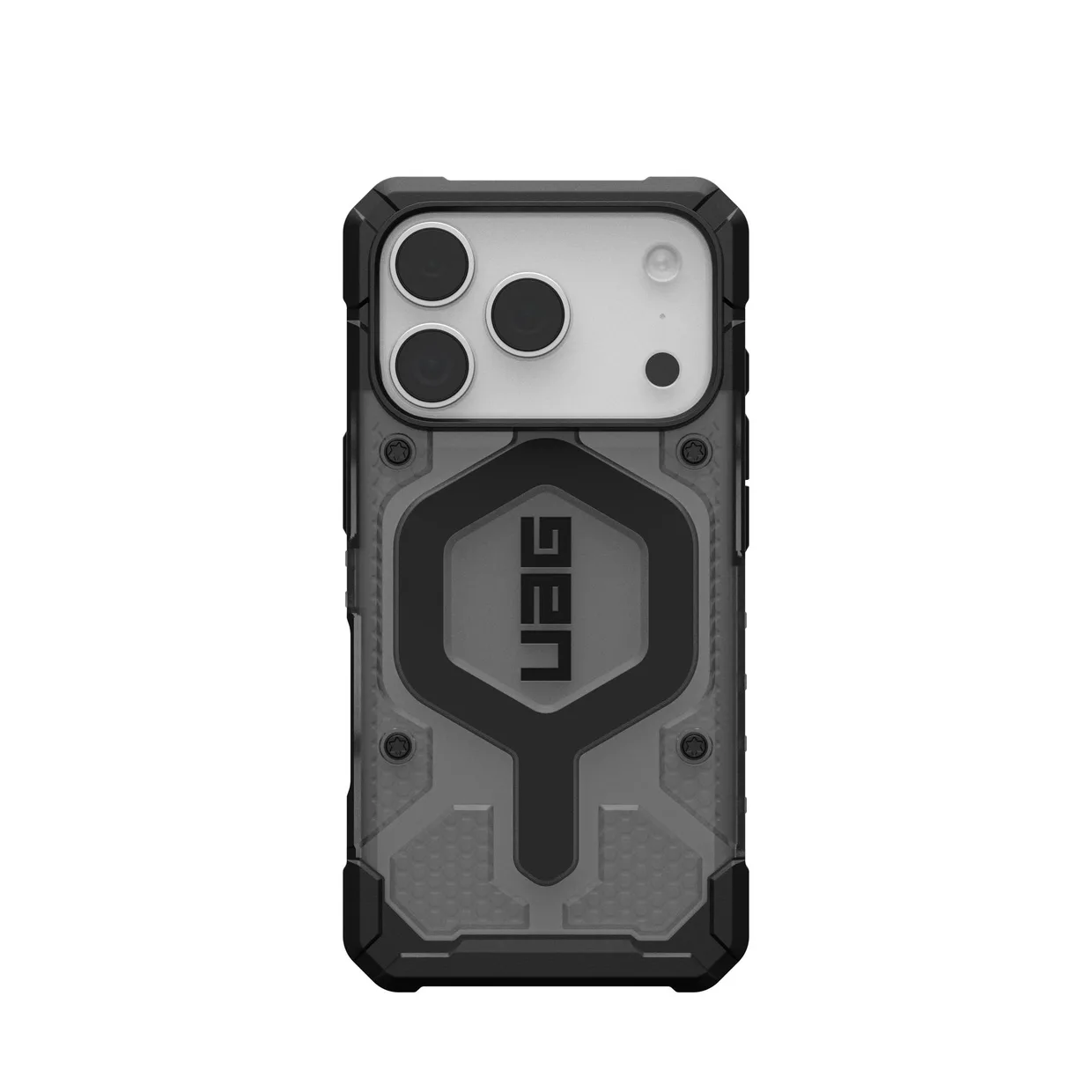 Чохол для смартфона UAG Pathfinder Clear MagSafe для Apple iPhone 18 Pro/17 Pro Ash/Black