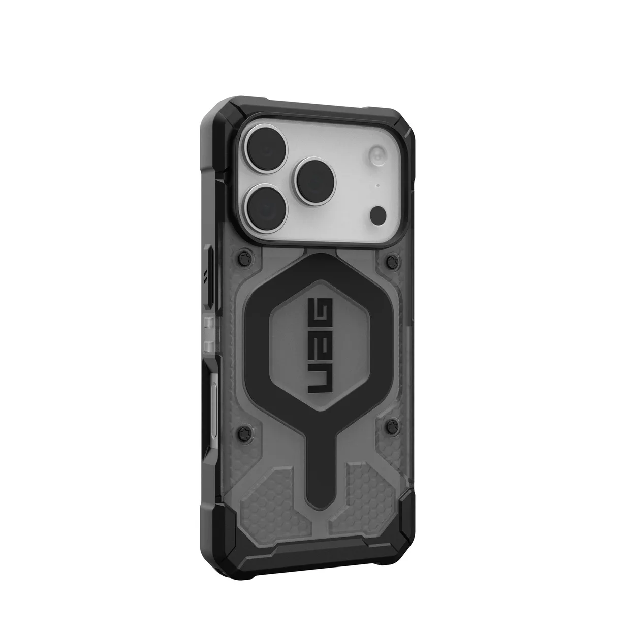 Чохол для смартфона UAG Pathfinder Clear MagSafe для Apple iPhone 18 Pro/17 Pro Ash/Black — фото 2