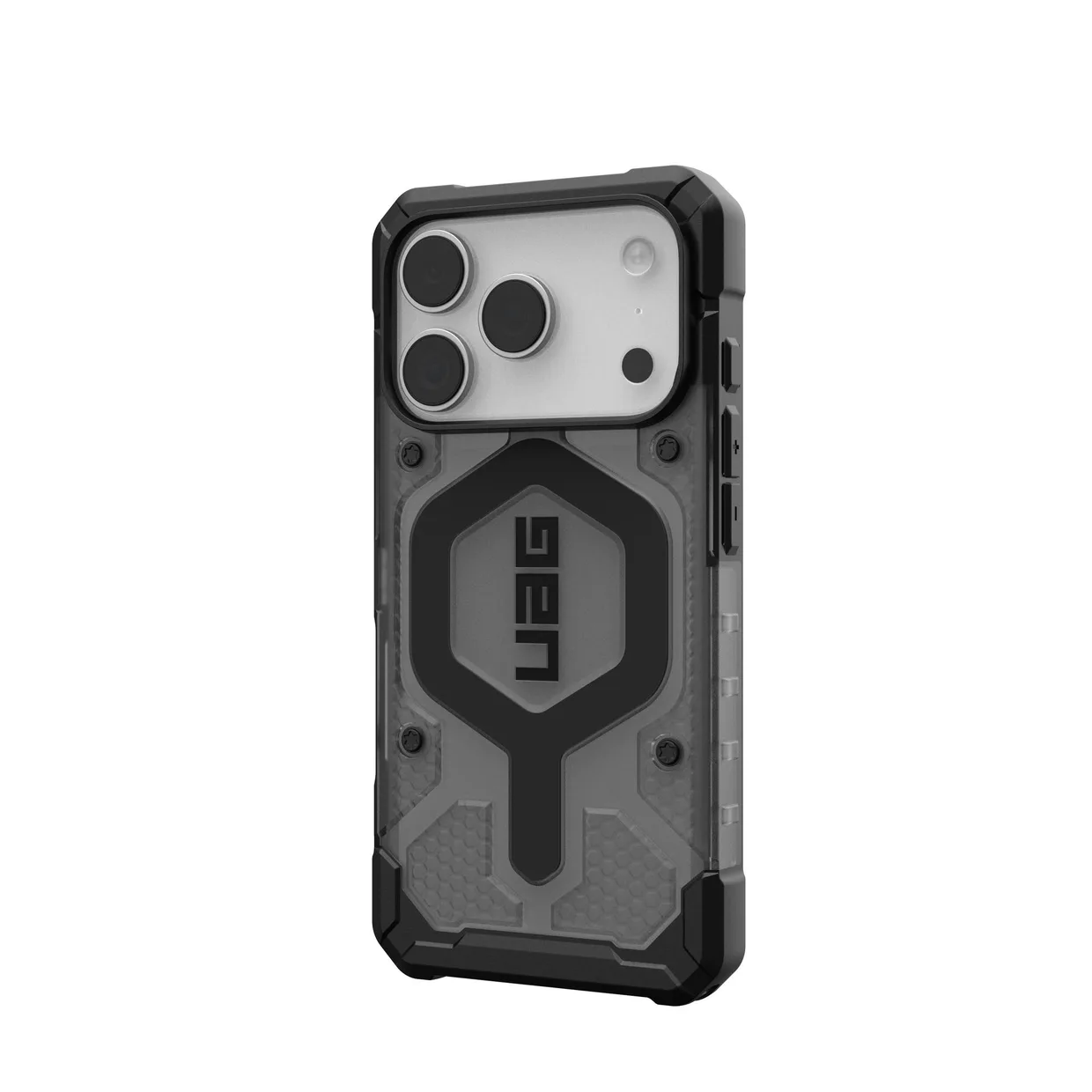 Чохол для смартфона UAG Pathfinder Clear MagSafe для Apple iPhone 18 Pro/17 Pro Ash/Black — фото 3