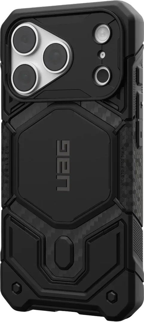 Чехол для смартфона UAG Monarch Pro MagSafe для Apple iPhone 18 Pro Carbon Fiber — фото 6