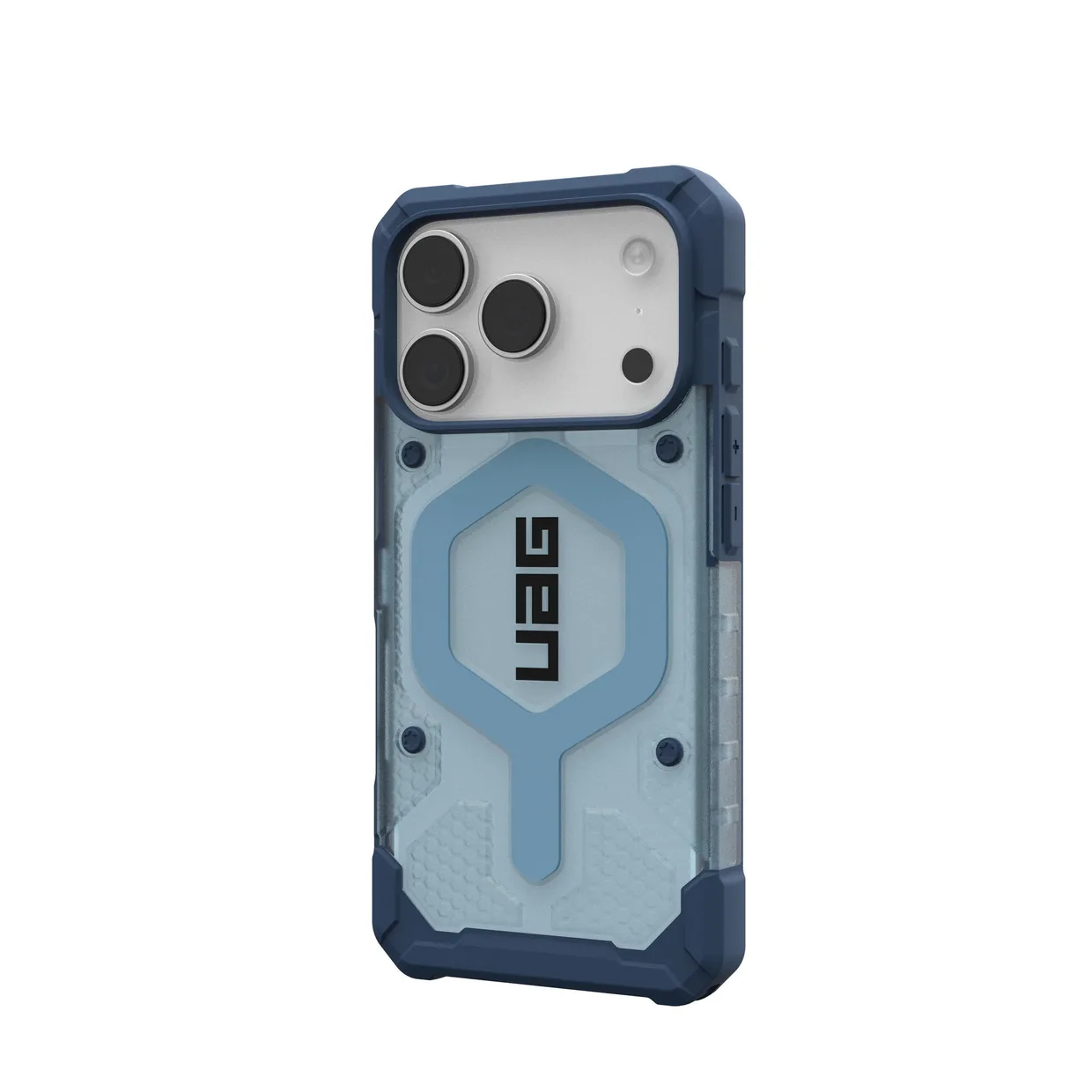 Чехол для смартфона UAG Pathfinder Clear MagSafe с ремешком для Apple iPhone 18 Pro/17 Pro Blues — фото 6