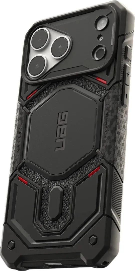 Чехол для смартфона UAG Monarch Pro Kevlar MagSafe для Apple iPhone 18 Pro Max Kevlar Black — фото 2