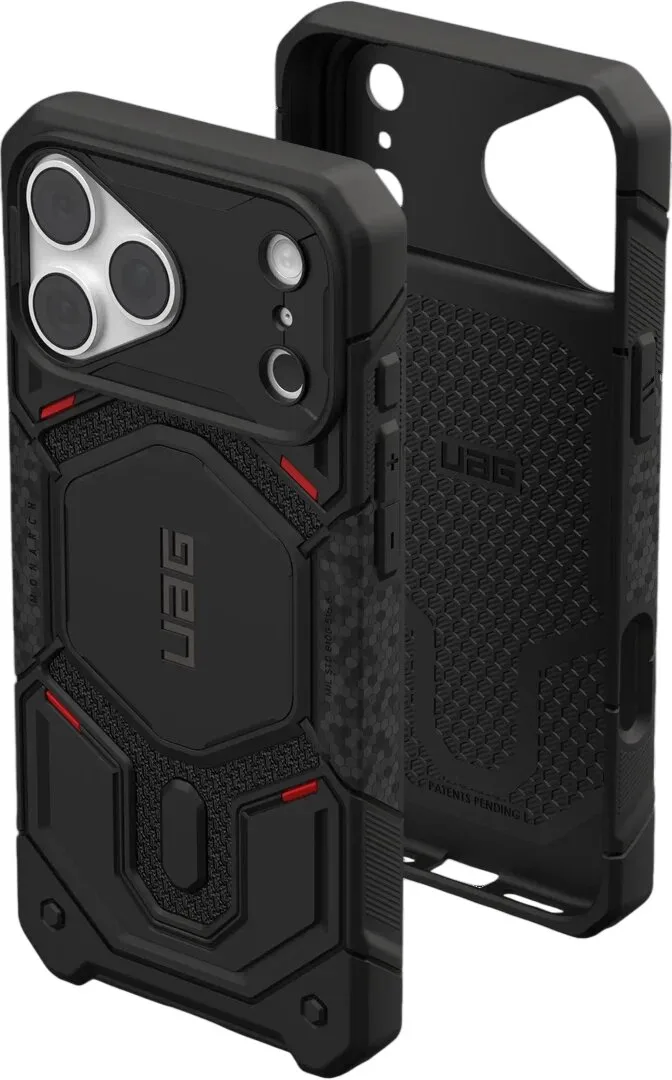 Чехол для смартфона UAG Monarch Pro Kevlar MagSafe для Apple iPhone 18 Pro Max Kevlar Black — фото 4