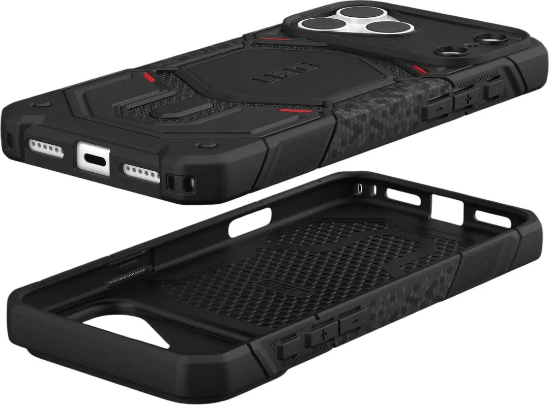 Чехол для смартфона UAG Monarch Pro Kevlar MagSafe для Apple iPhone 18 Pro Max Kevlar Black — фото 6