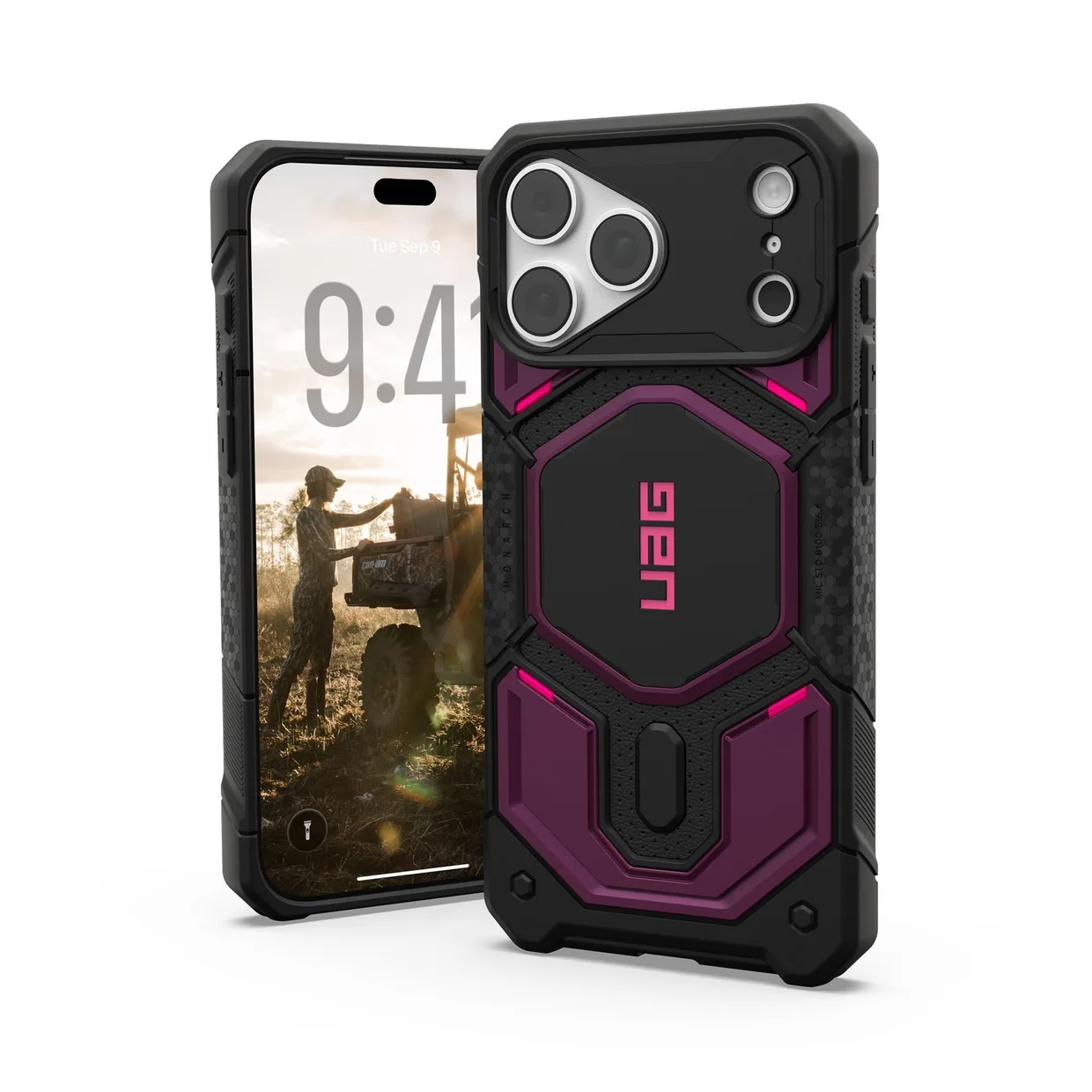 Чохол для смартфона UAG Monarch Pro MagSafe для Apple iPhone 18 Pro Max Deep Purple Synth — фото 2