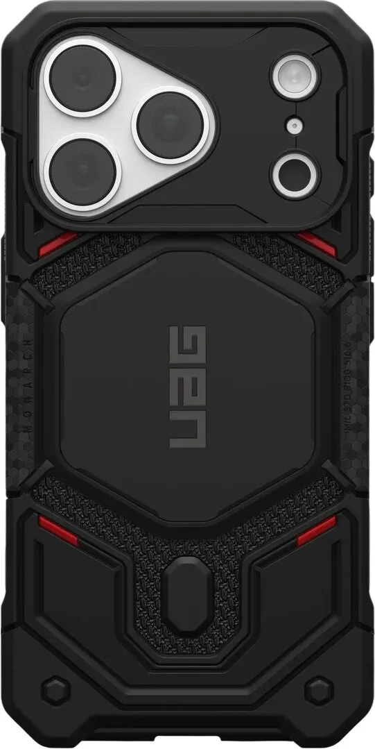 Чехол для смартфона UAG Monarch Pro Kevlar MagSafe для Apple iPhone 18 Pro Kevlar Black