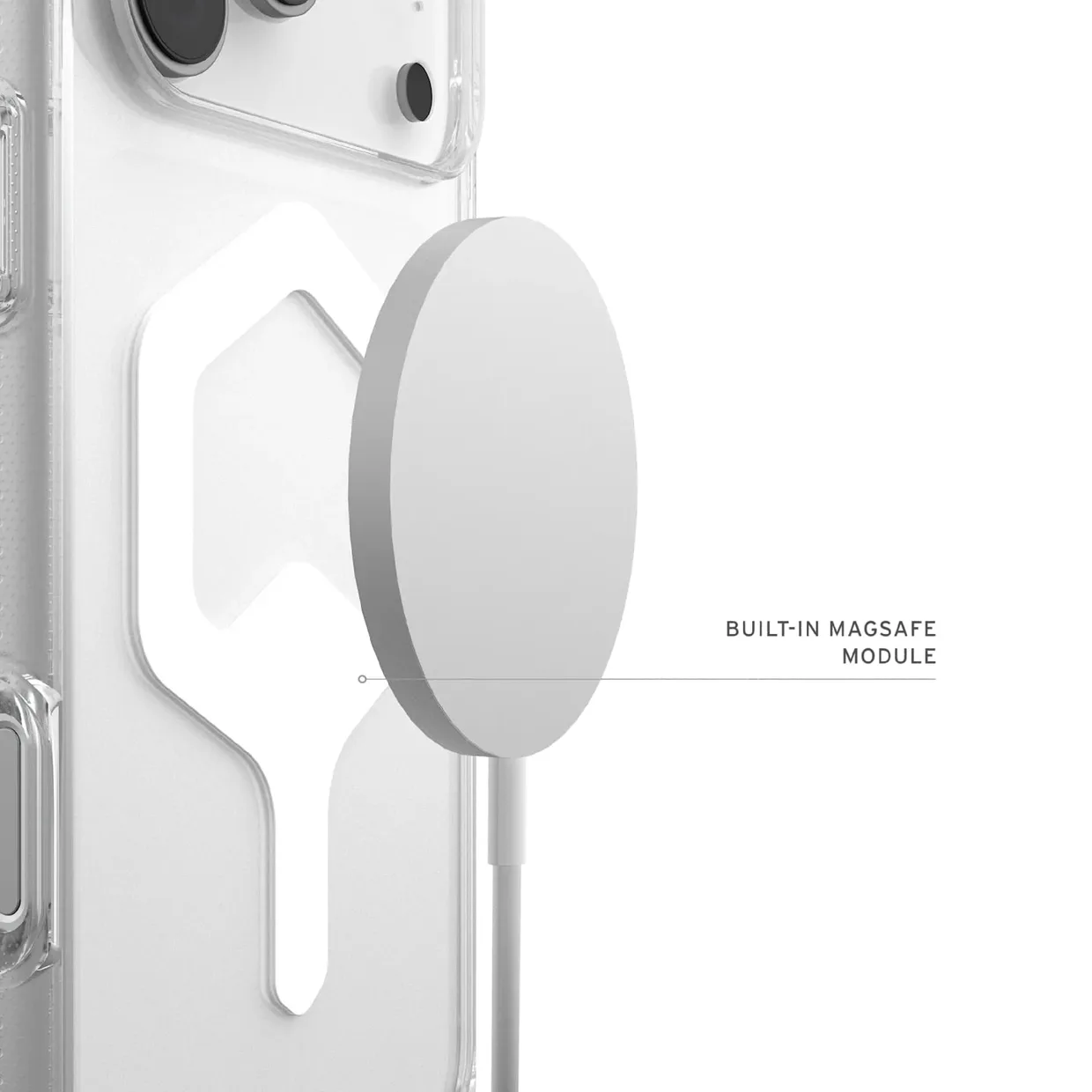 Чехол для смартфона UAG Plyo MagSafe для Apple iPhone 18 Pro Max/17 Pro Max Ice/White — фото 2