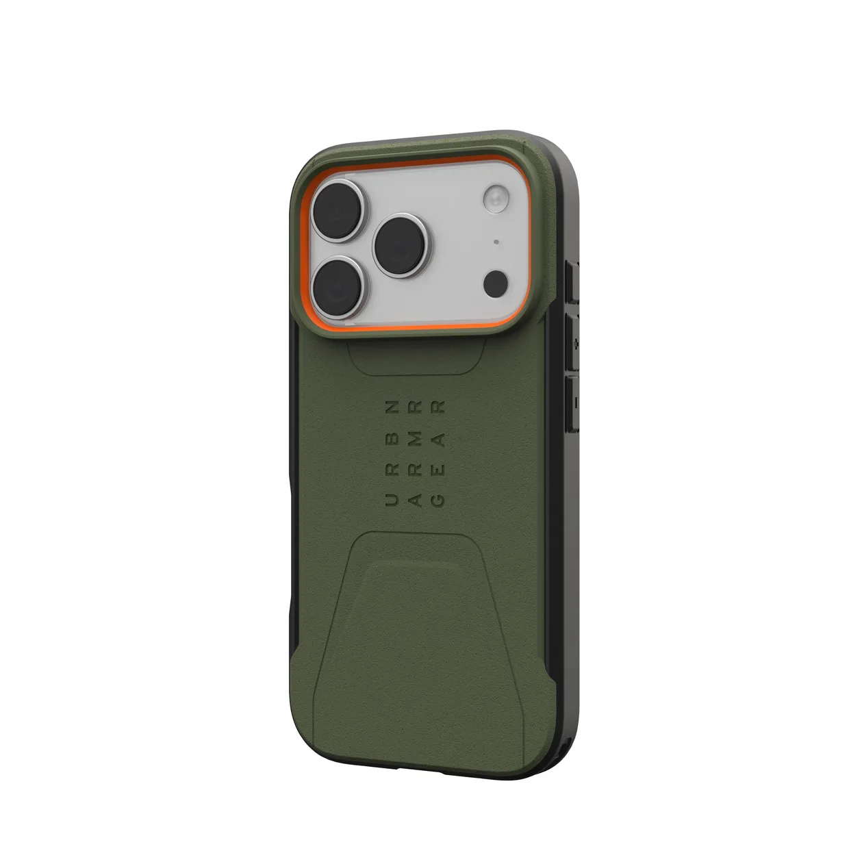 Чехол для смартфона UAG Civilian MagSafe для Apple iPhone 18 Pro/17 Pro Olive/Orange — фото 3