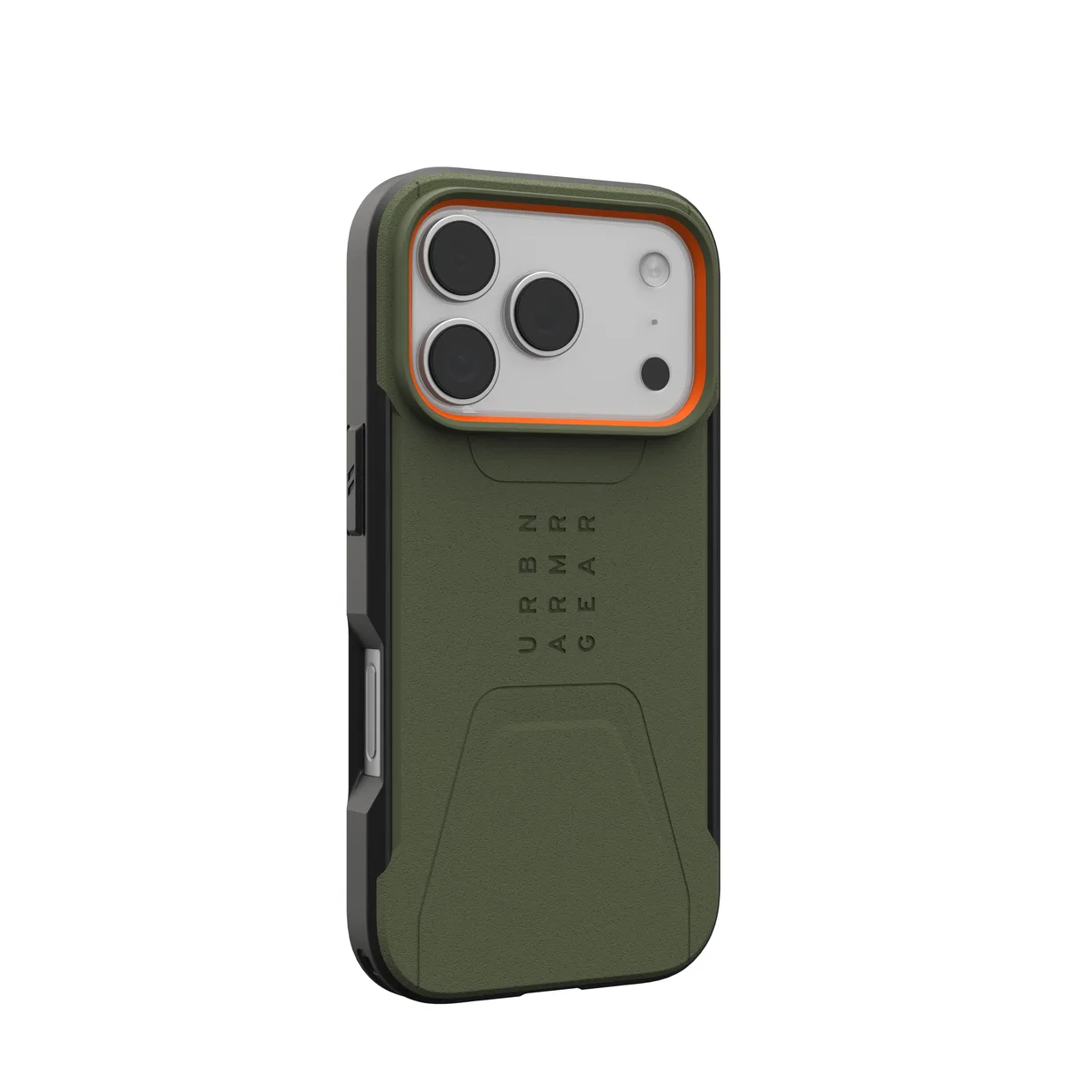 Чехол для смартфона UAG Civilian MagSafe для Apple iPhone 18 Pro/17 Pro Olive/Orange — фото 4