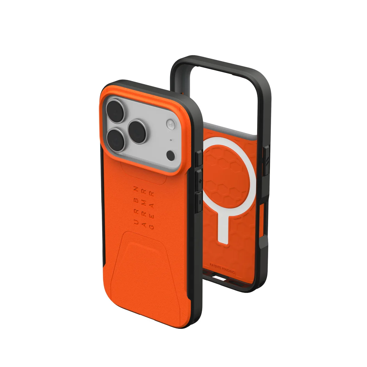 Чехол для смартфона UAG Civilian MagSafe для Apple iPhone 18 Pro/17 Pro Orange — фото 4